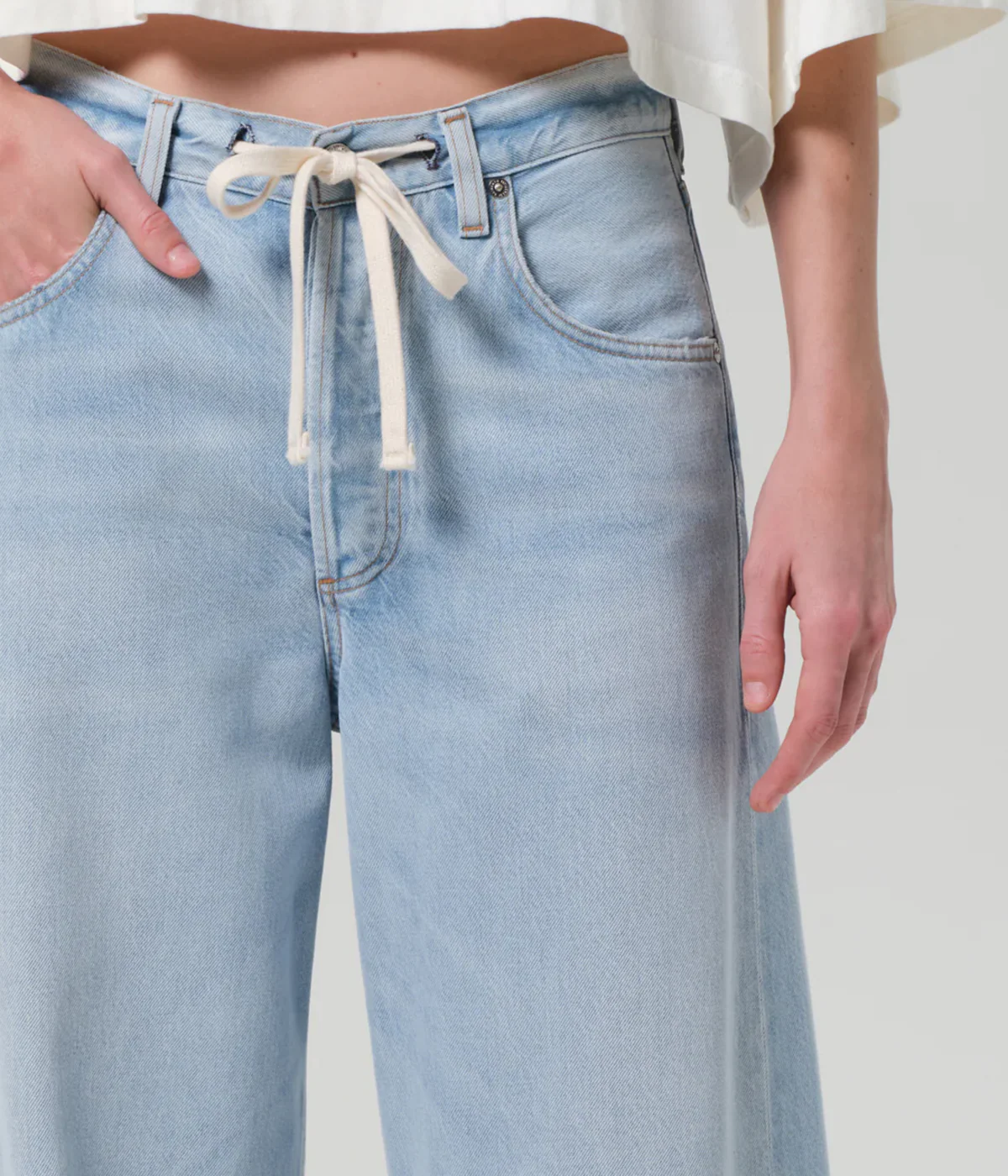 Brynn Drawstring Trouser in Portola - Image 6