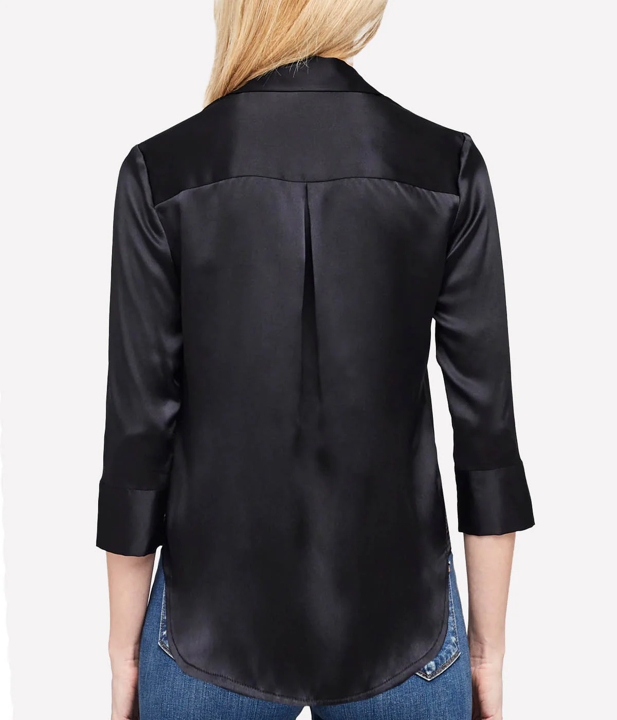 Dani 3/4 Sleeve Blouse in Black - Image 3