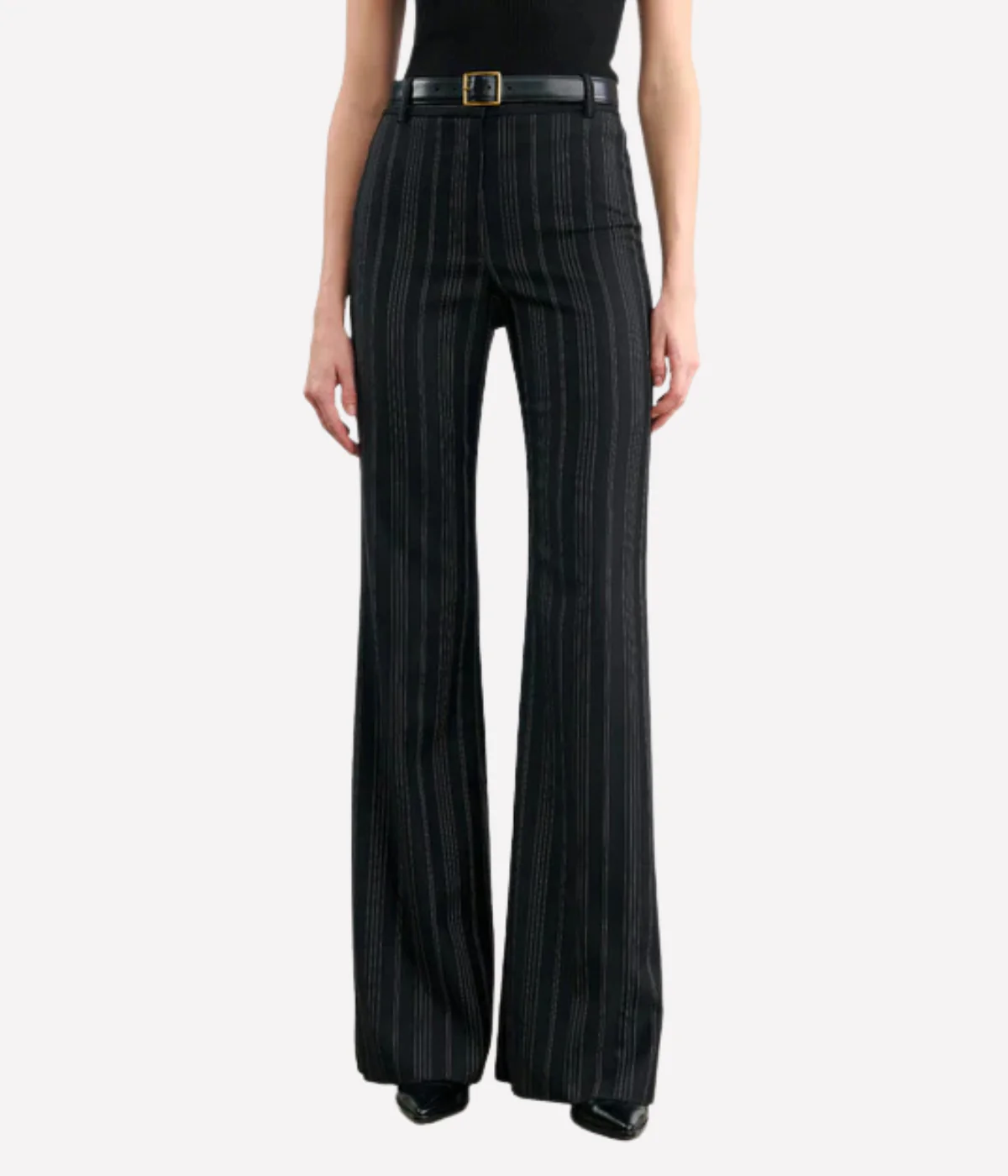 Effy Pant in Black Pinstripe - Image 3