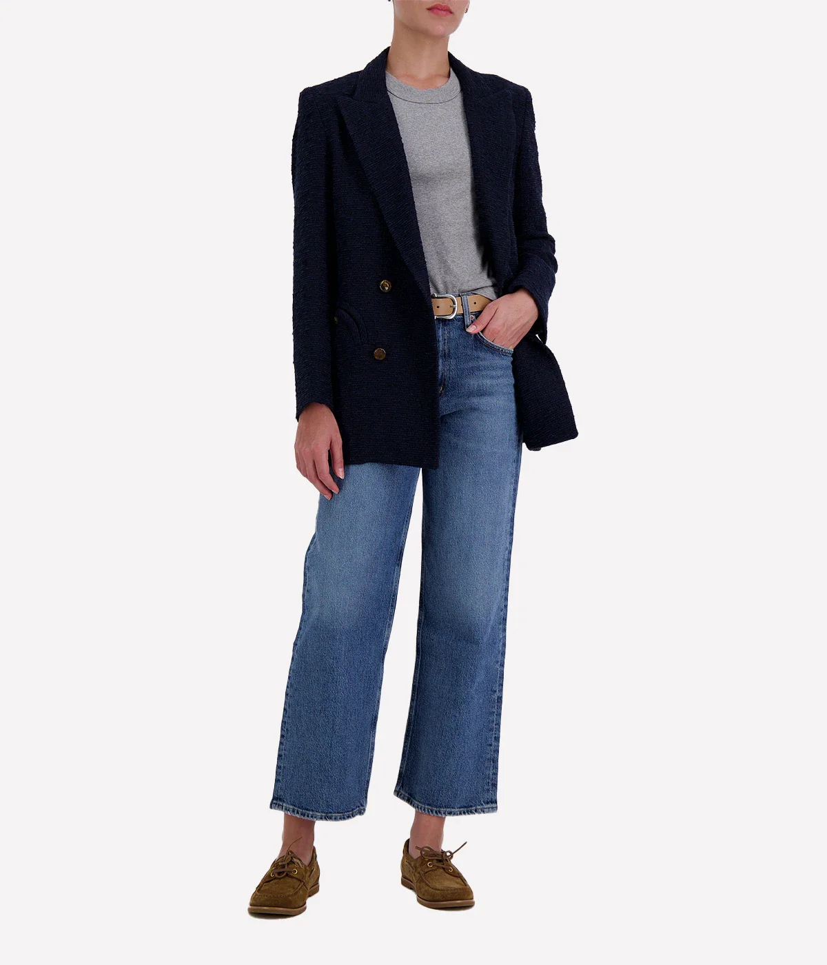 Esence Everyday Blazer in Navy - Image 3