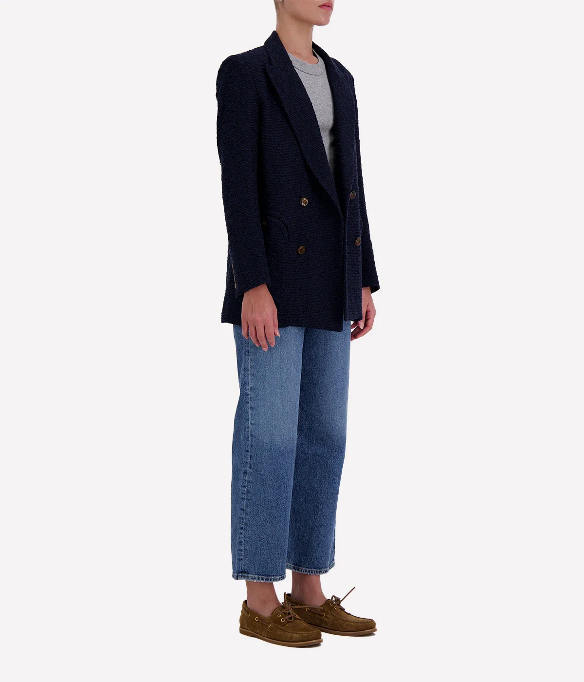 Esence Everyday Blazer in Navy - Image 5