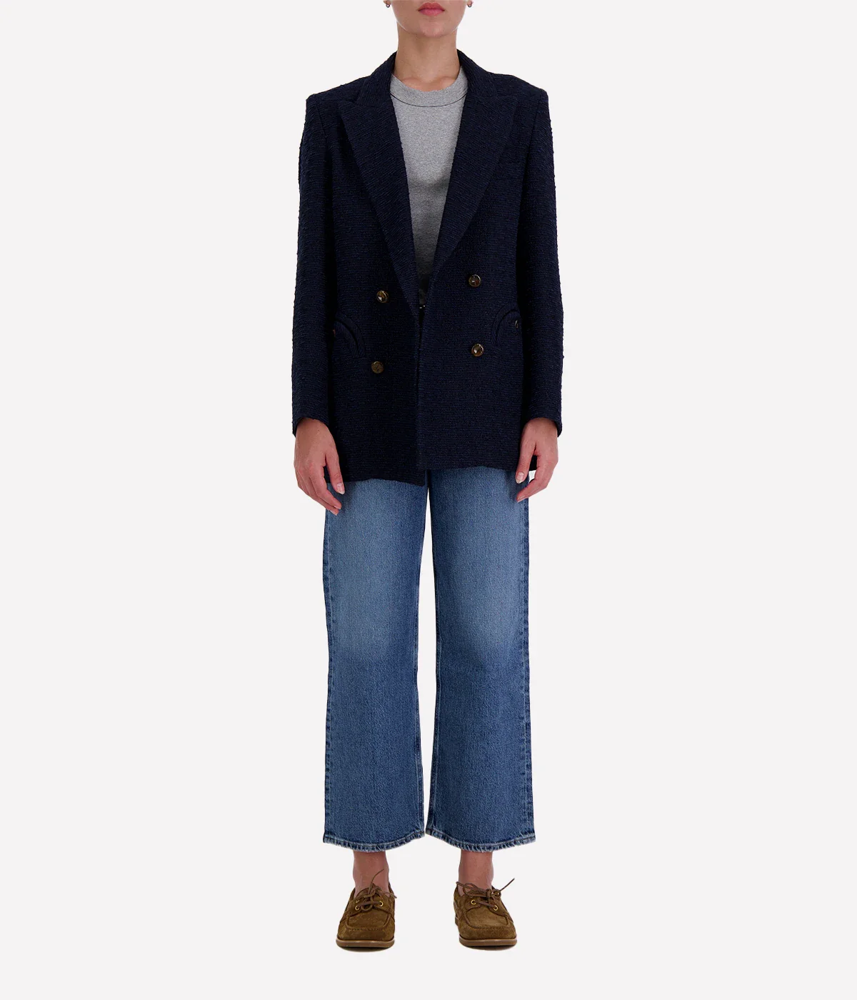 Esence Everyday Blazer in Navy - Image 6