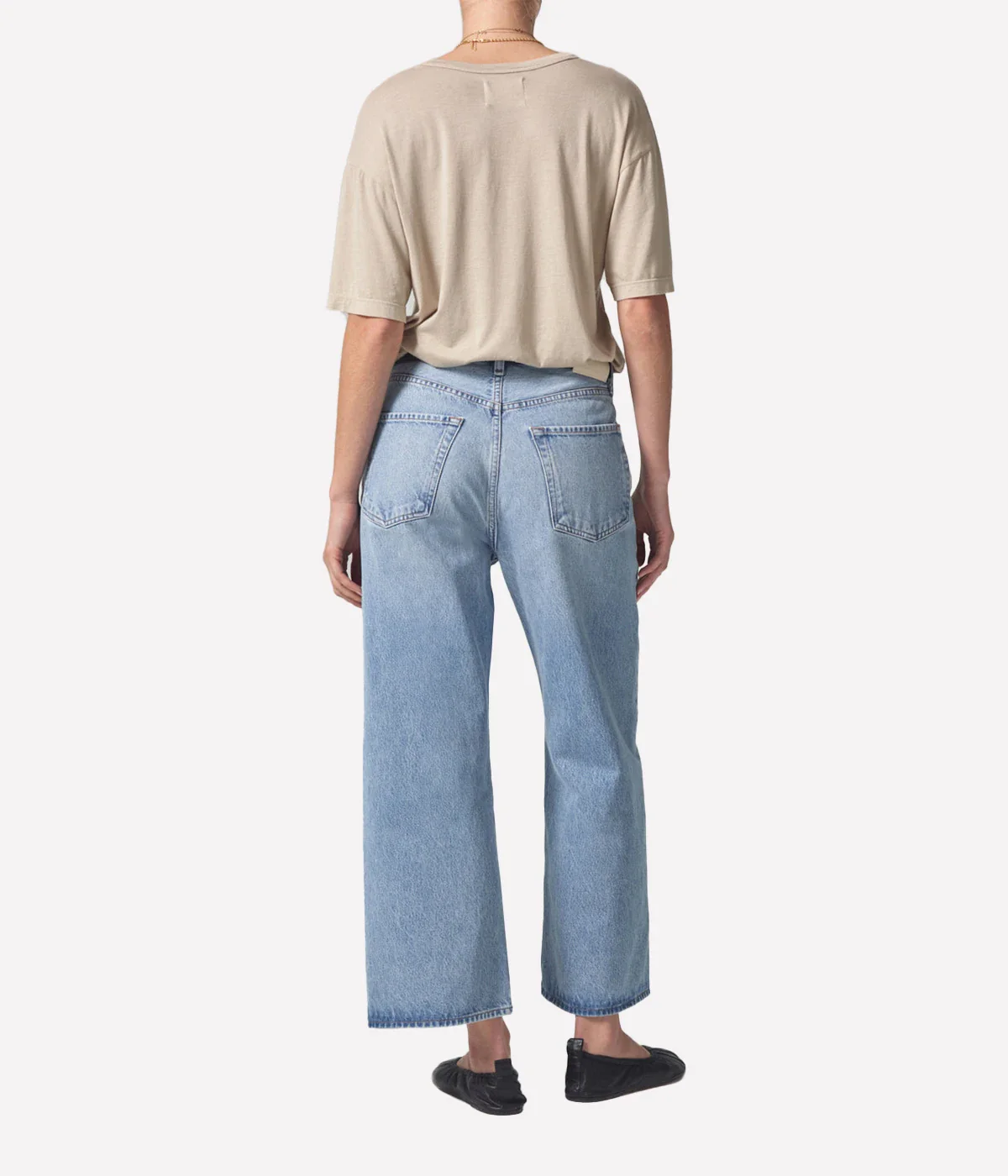 Gaucho Vintage Wide Leg Jean in Misty - Image 3