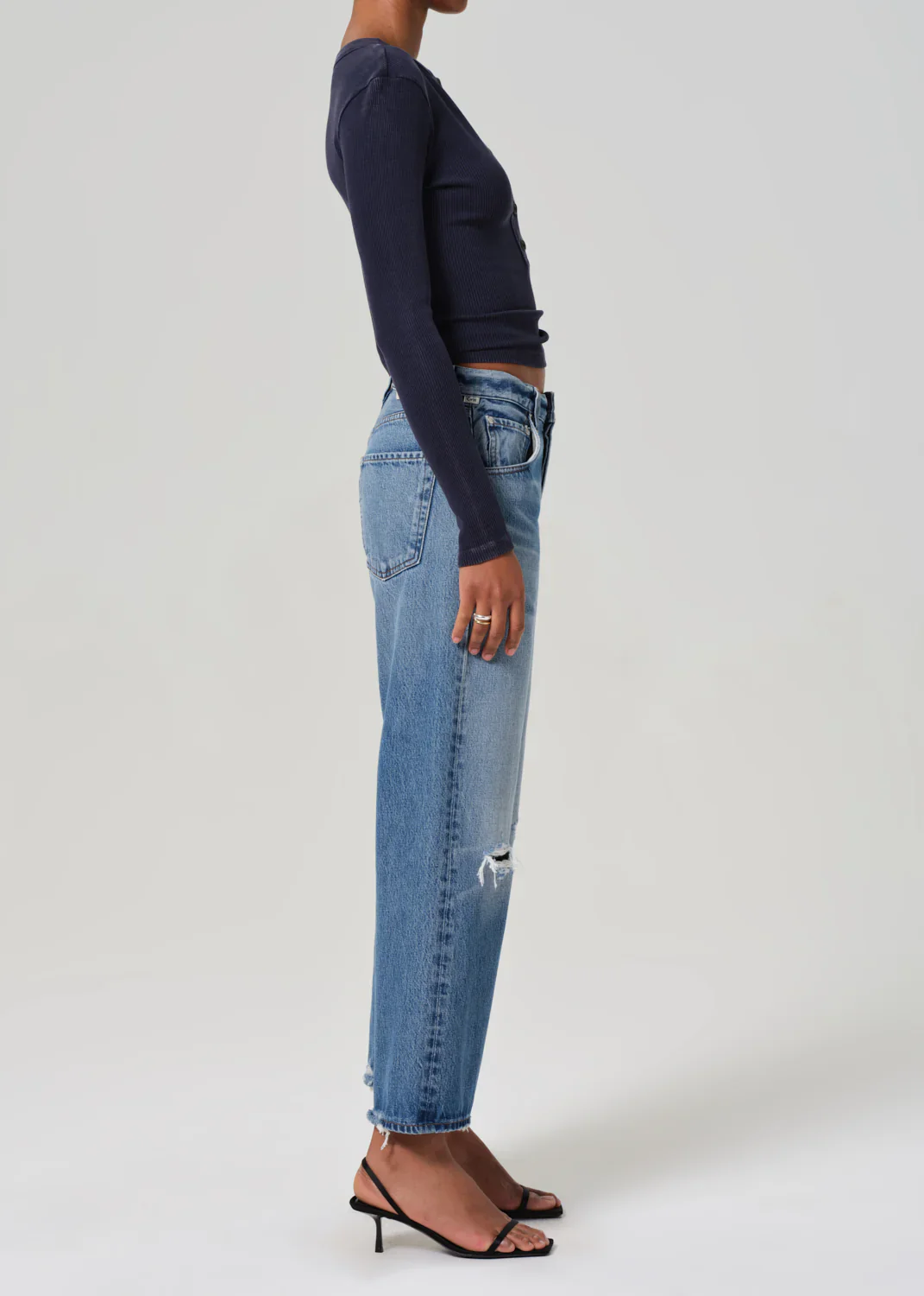 Gaucho Vintage Wide Leg Jean in Solano - Image 5