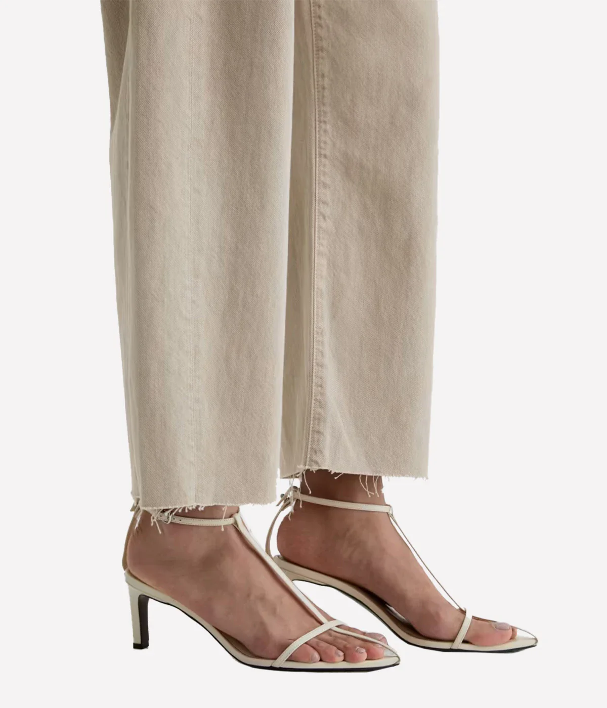 Hattie Crop Jean in Sulfur Light Taupe - Image 6