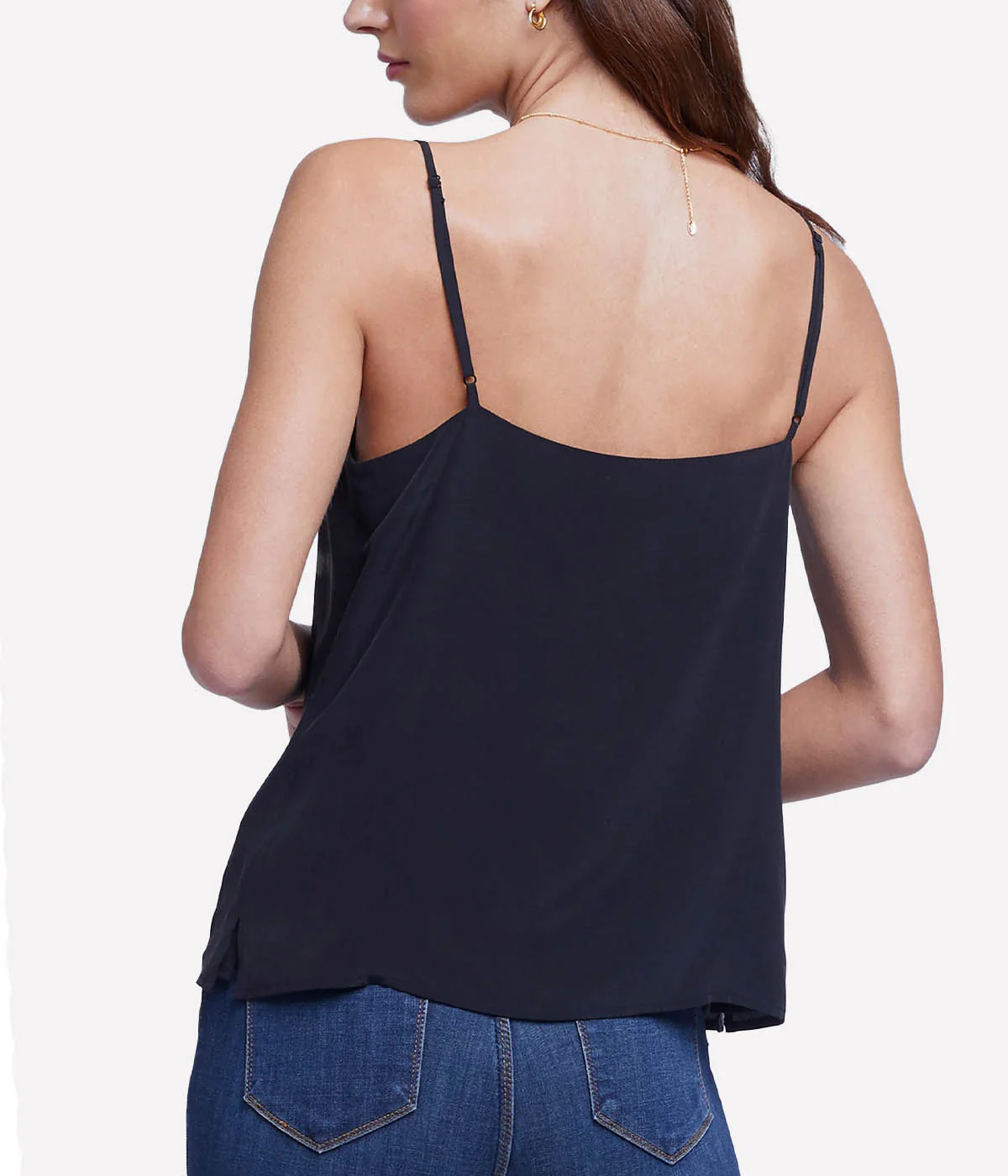 Jane Spaghetti Strap Top in Black - Image 5