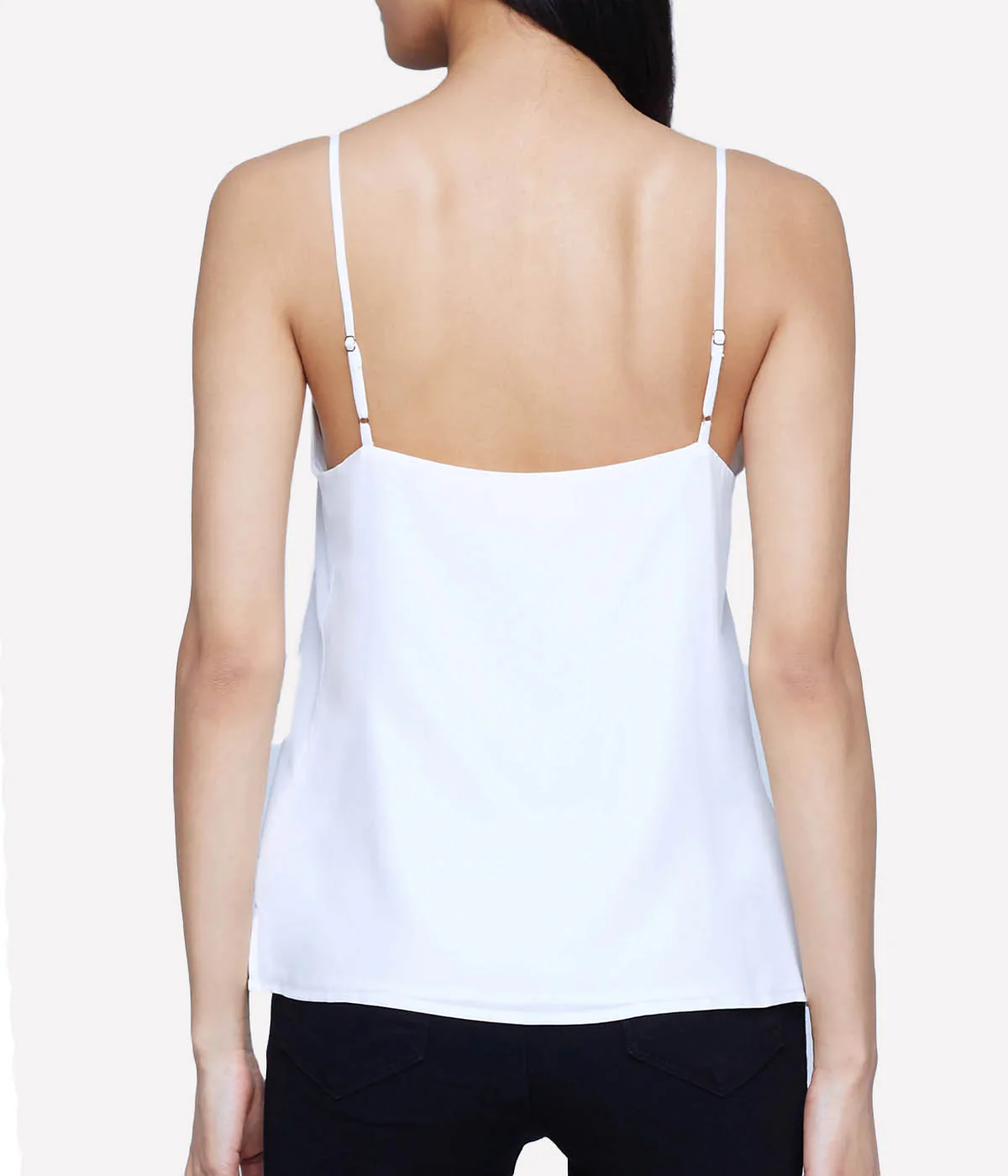 Jane Spaghetti Strap Top in Ivory - Image 3