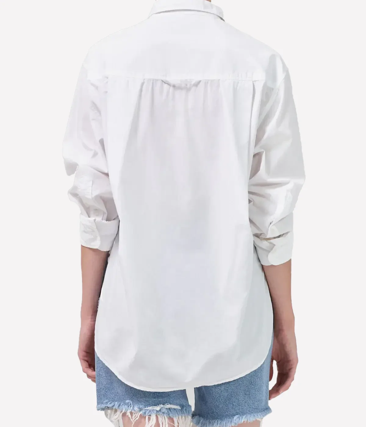 Kayla Shirt in Optic White - Image 3