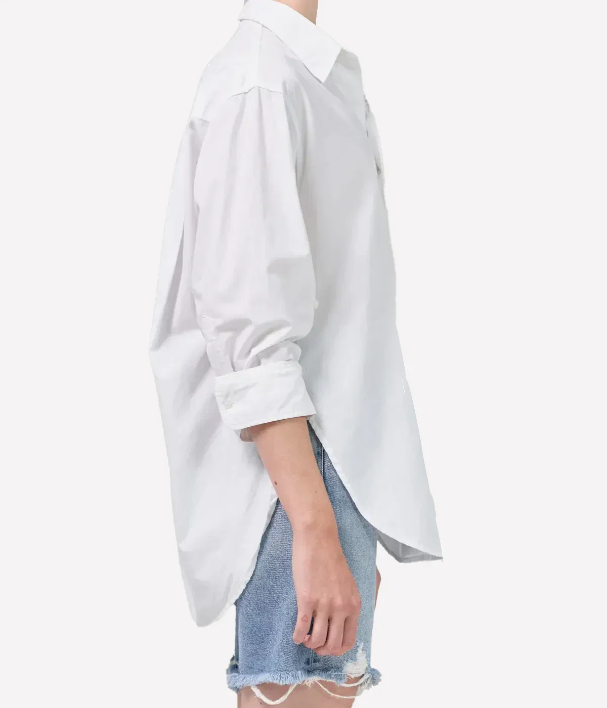 Kayla Shirt in Optic White - Image 4