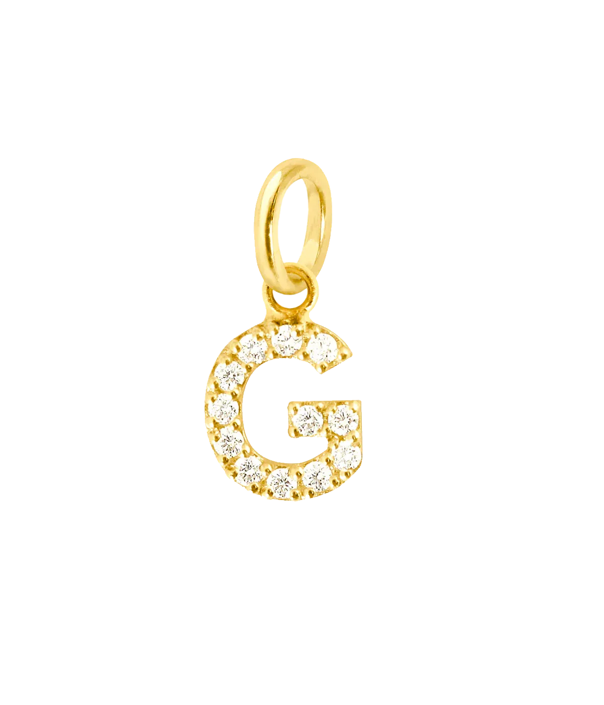 Lucky Letter Pendants in 18ct Yellow Gold & Diamonds - Image 10