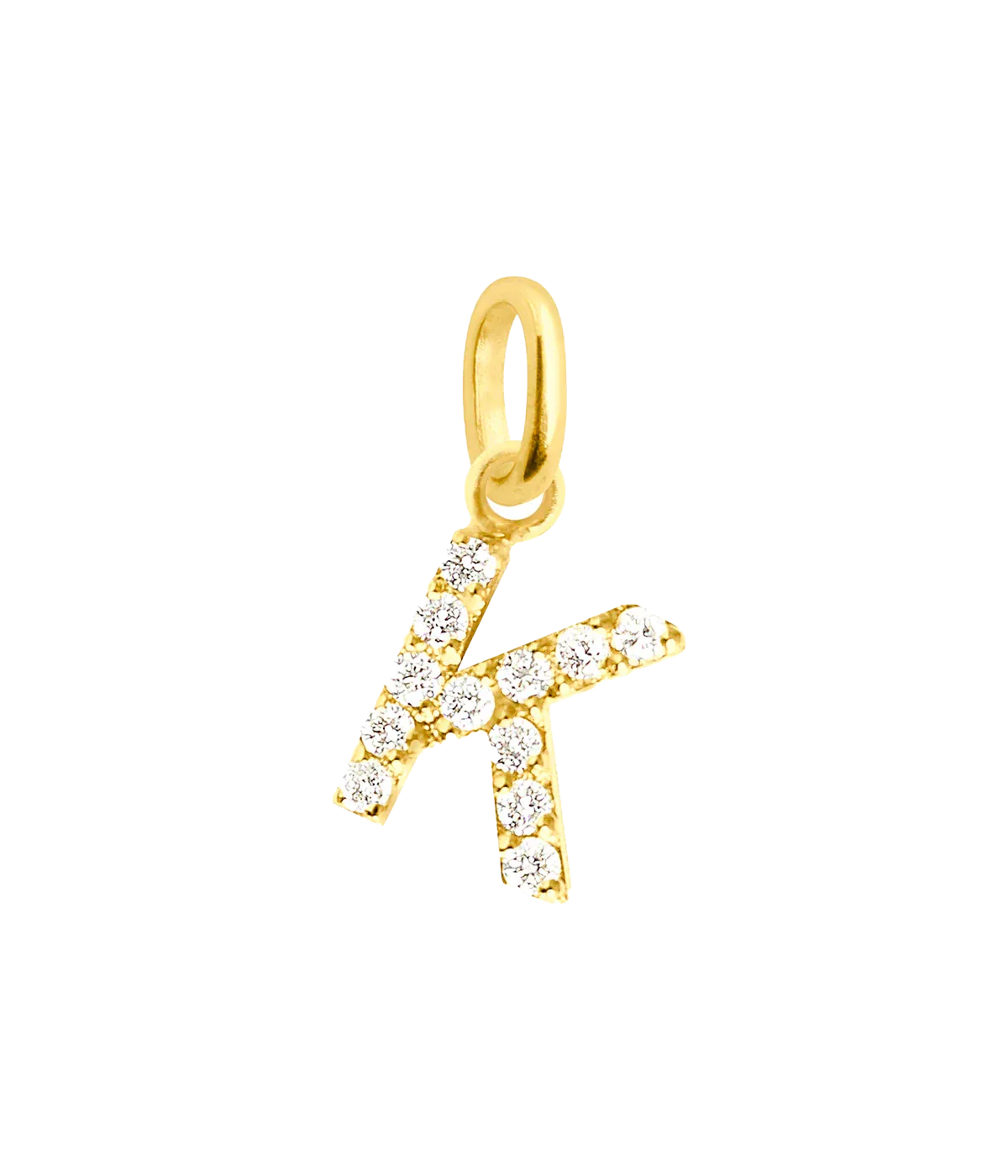 Lucky Letter Pendants in 18ct Yellow Gold & Diamonds - Image 8