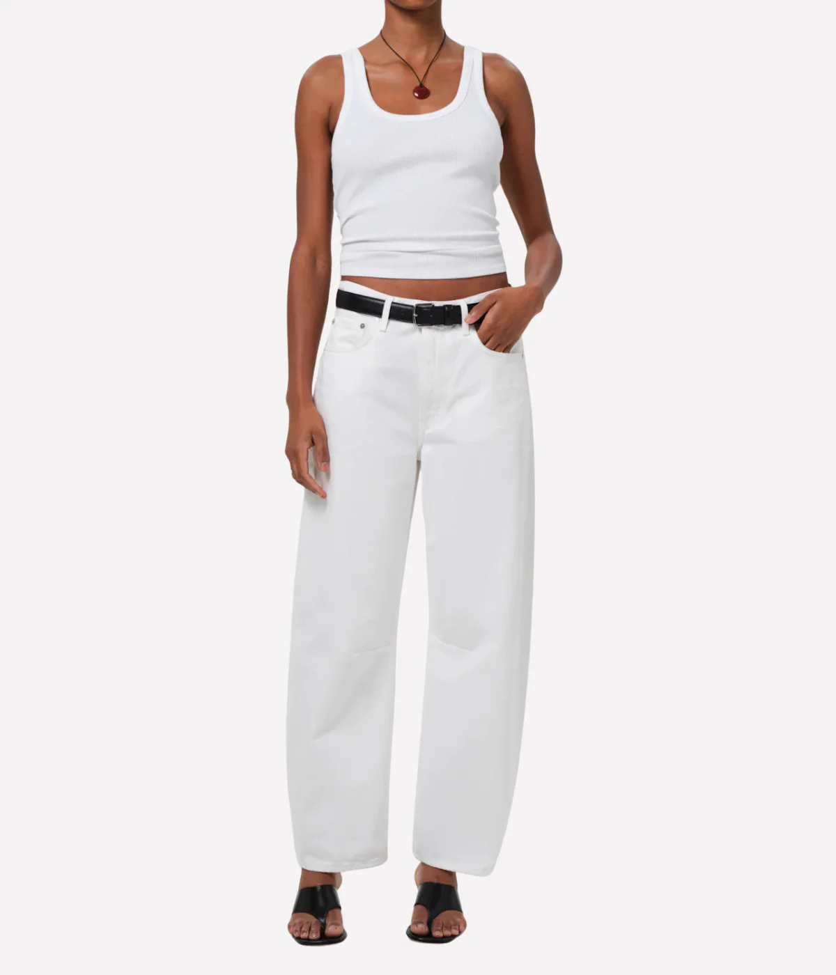 Miro Jean In Soft White - Image 4