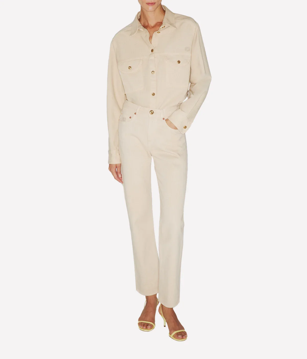 Nariida Paso Jean in Almond - Image 3