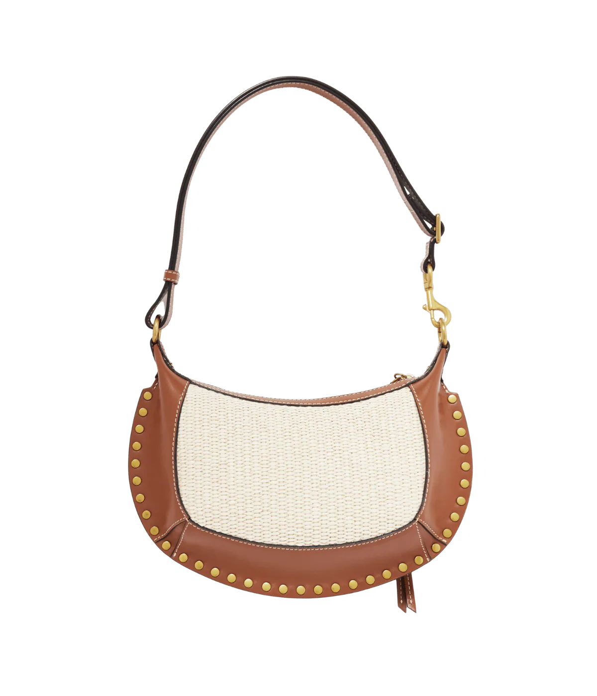 Oskan Moon Bag In Natural Cognac - Image 3