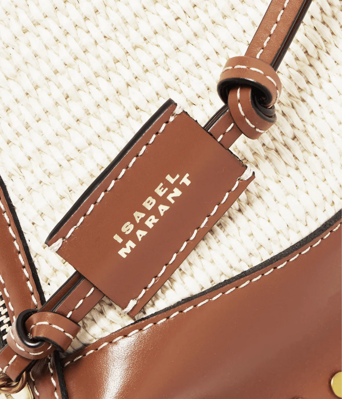 Oskan Moon Bag In Natural Cognac - Image 4