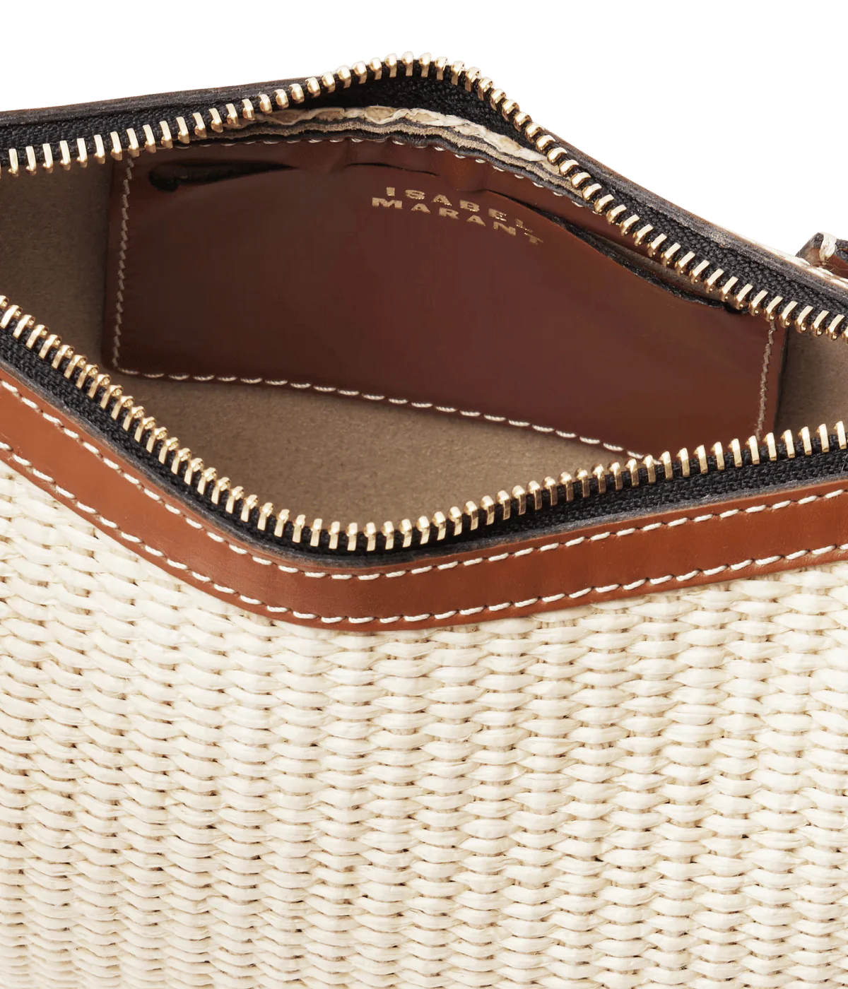 Oskan Moon Bag In Natural Cognac - Image 5