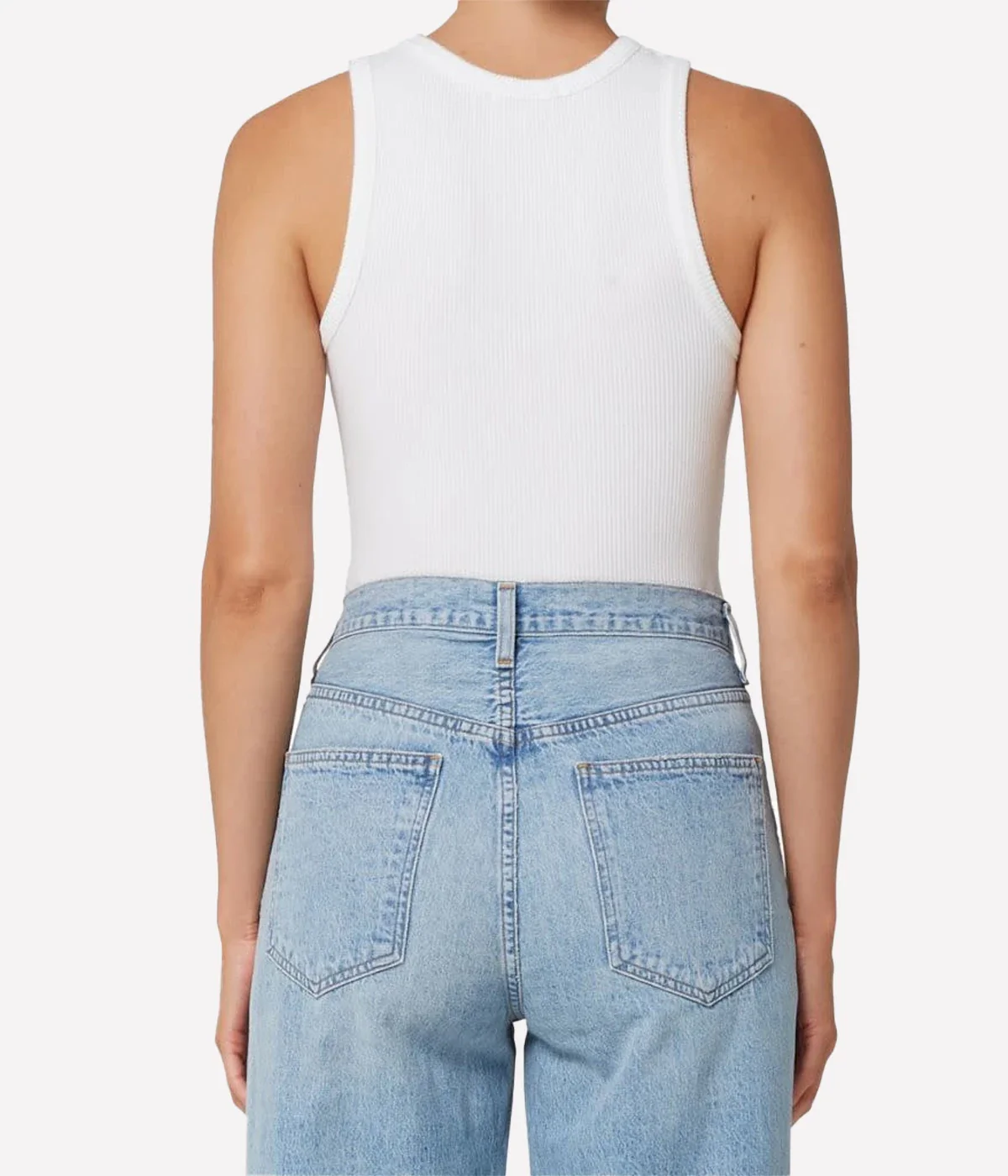 Poppy Tank in White - Image 4