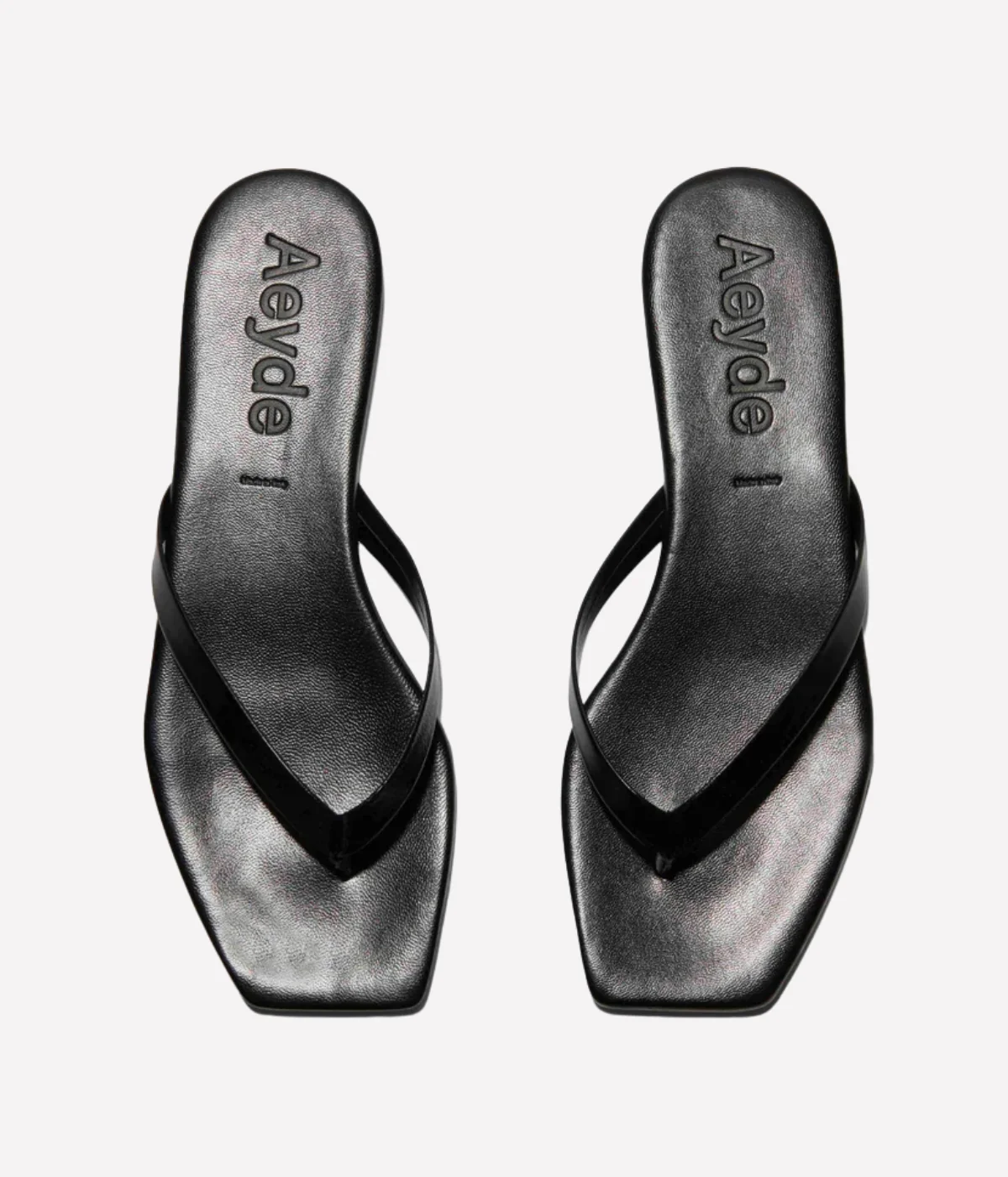 Renee Leather Thong in BLACK - Image 2