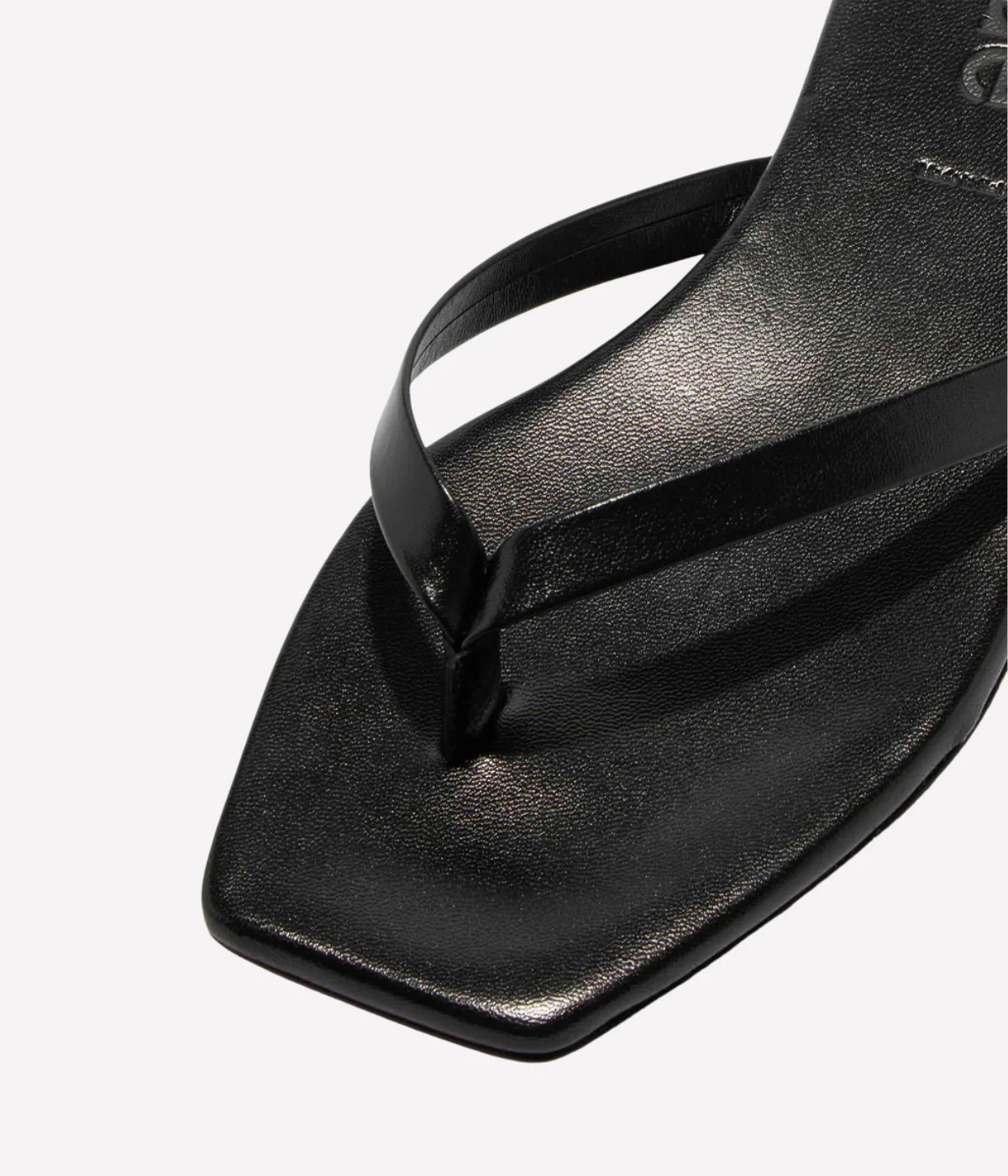 Renee Leather Thong in BLACK - Image 3