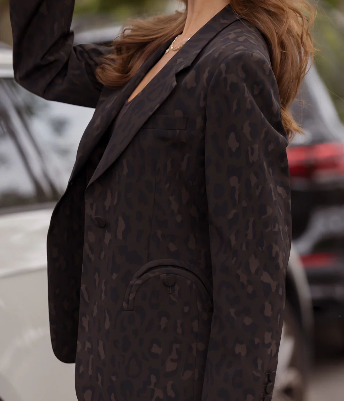Simba Daisy Blazer in Dark Choco - Image 3